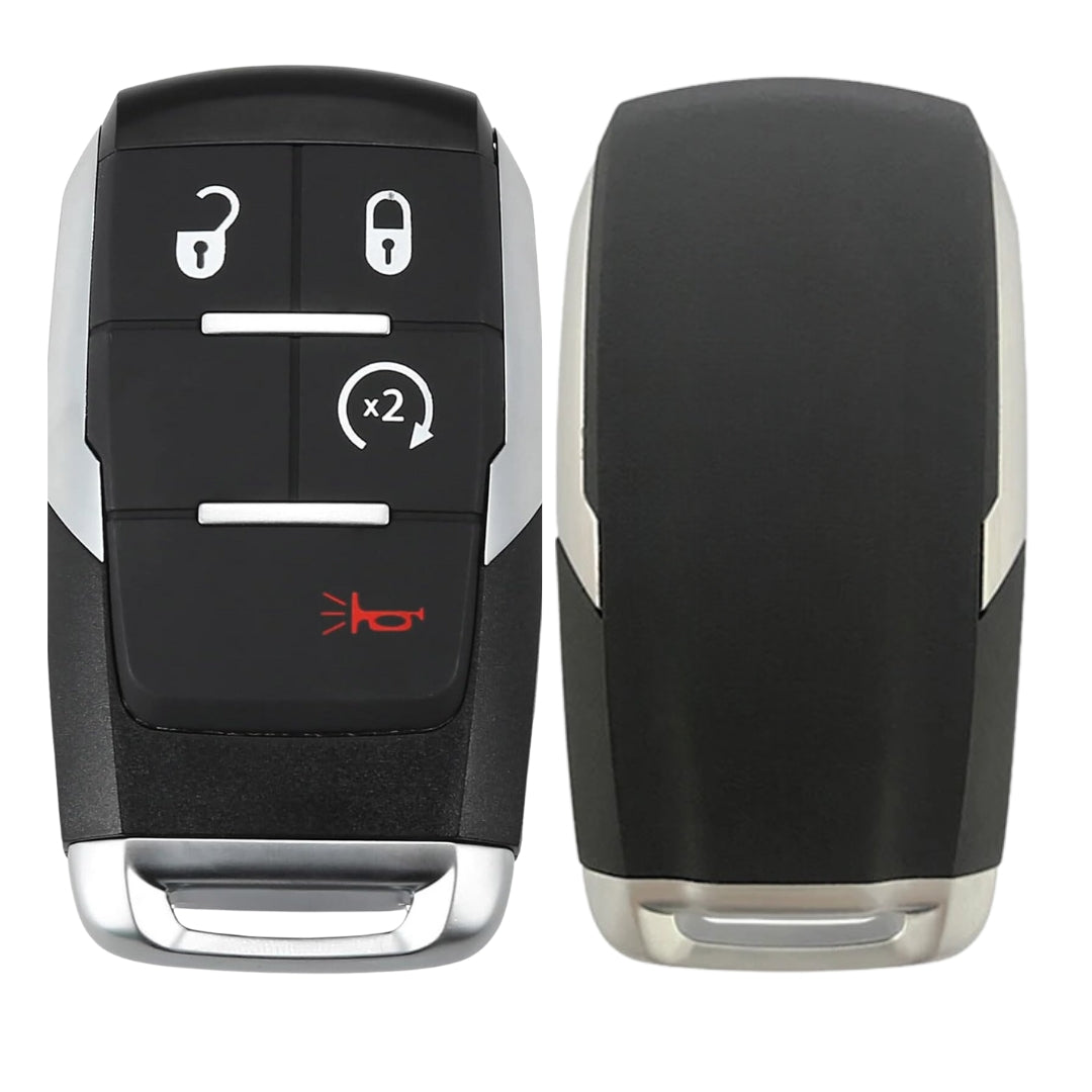 2019-2022 Dodge Ram Pickup HD 2500-5500 / 4-Button Smart Key / PN: 68365327AB / GQ4-76T (AFTERMARKET)
