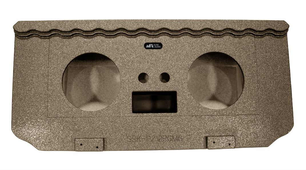 Elite Audio Enclosures | GM Chevy Avalanche 2002-2013 Dual 15" Ported - USA Made Subwoofer Box with Bed Liner Spray Finish