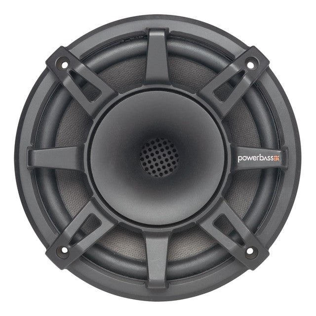 PowerBass PBX-PRO6CD - 6.5" Pro Mid Range with Compression Horn Tweeters, Pair - 150Wrms / 300Wmax - 4 ohm
