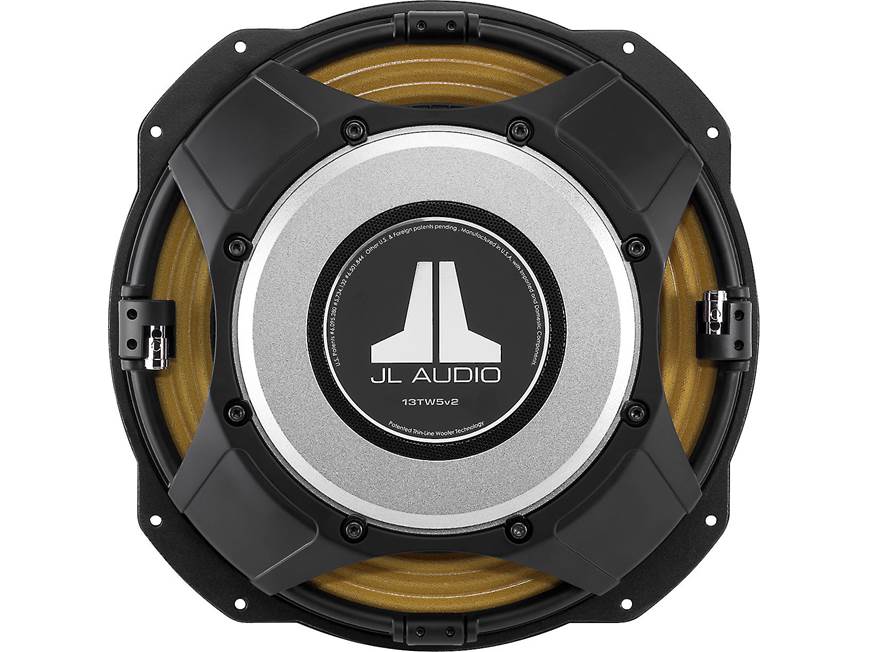JL Audio 13TW5v2-4 Shallow-mount 13.5" 4-ohm subwoofer
