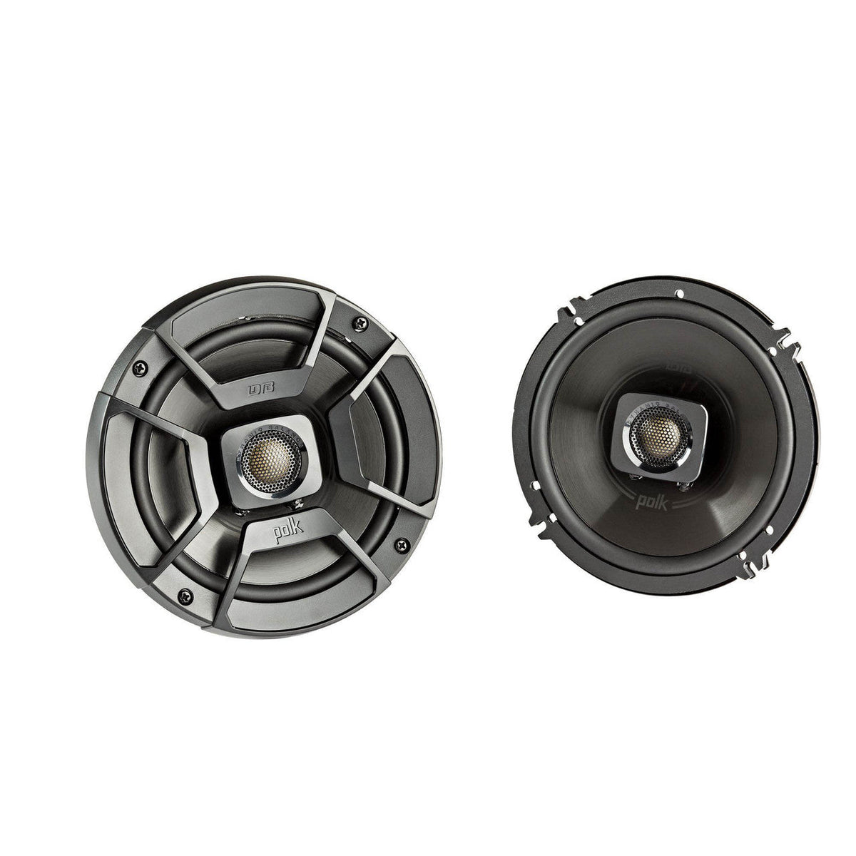 SSV Works For Polaris Slingshot Front and Rear Speaker Pods + Polk DB652 6.5" Marine Rated Coax Speakers