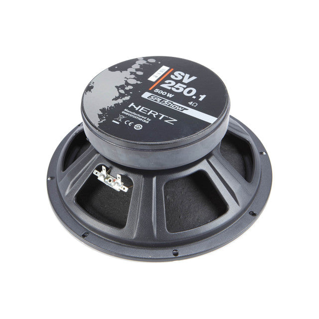 Hertz SPL Show Series SV-2501 10" (250mm) SPL Midrange 4-Ohm Speaker (Sold Individually)