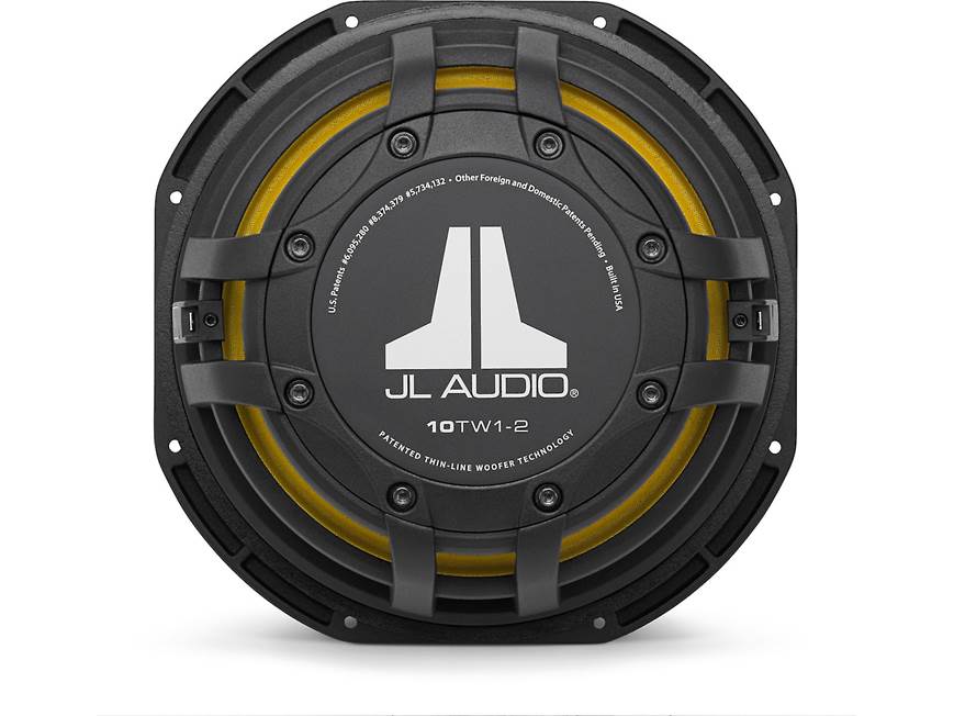 JL Audio 10TW1-2 10" shallow-mount 2-ohm component subwoofer
