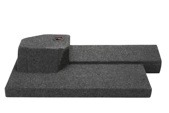 2002-2008 Dodge Ram Quad Cab Single Jumbo Carpeted Sub Box 1X12