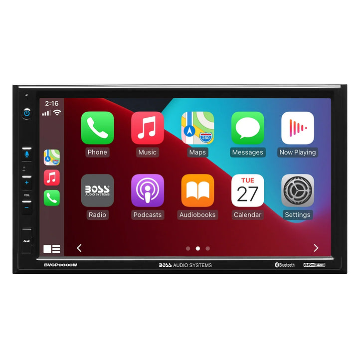 BOSS Audio BVCP9800W Double-DIN, Wireless/Wired 7" Touchscreen Bluetooth Player