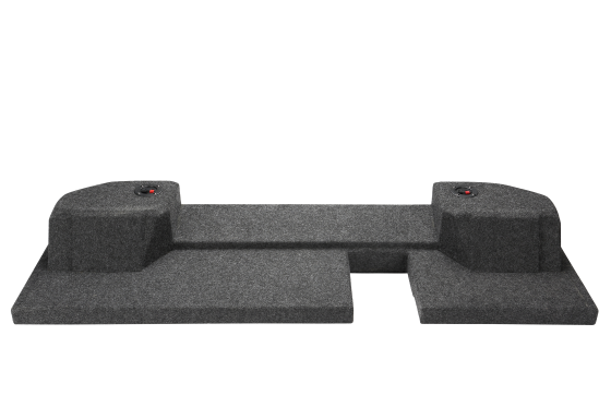 2009 -2018 Dodge Quad cab. Pro-Carpeted Subwoofer Box sub Box 2X10