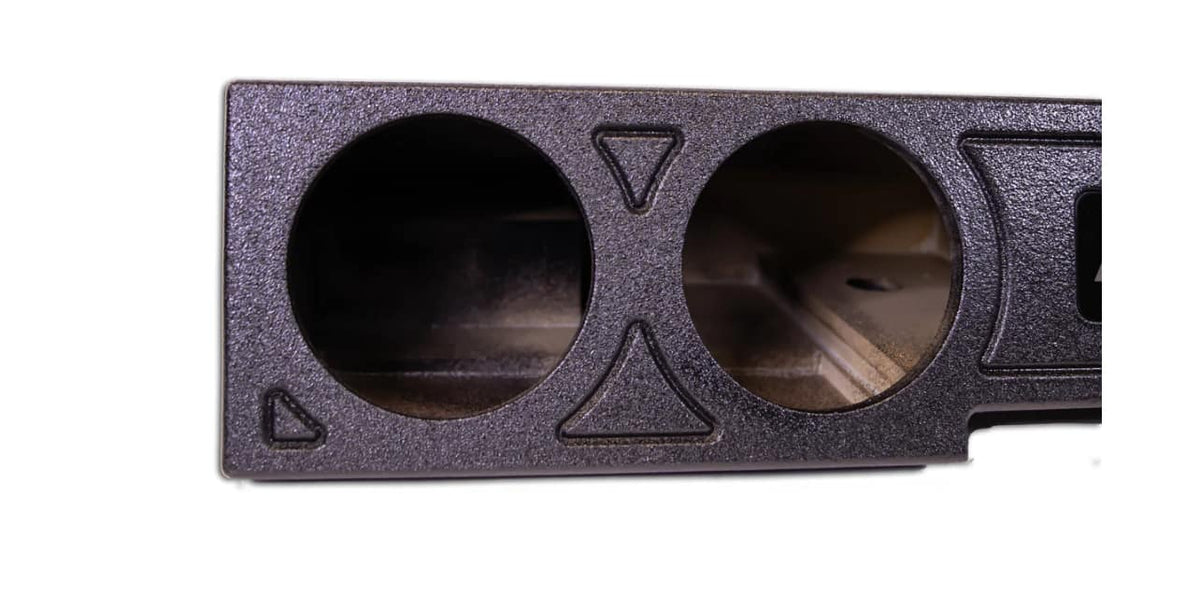 ECA 2014 - 2024 GMC Sierra CHEVY Silverado Crew Cab 4 HOLE 10" PORTED SUBWOOFER BOX