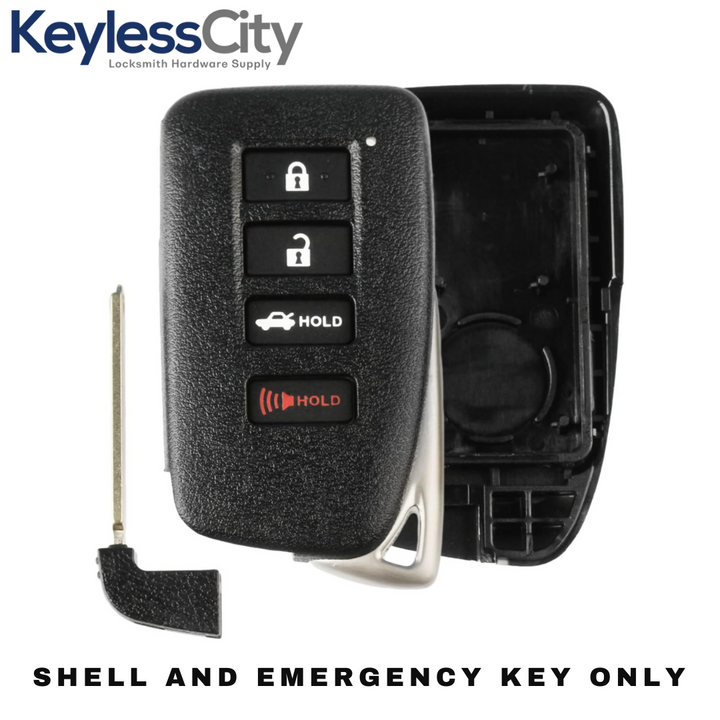 2013-2020 Lexus / 4-Button Remote Smart Key SHELL / HYQ14FBA HYQ14FBB (AFTERMARKET)
