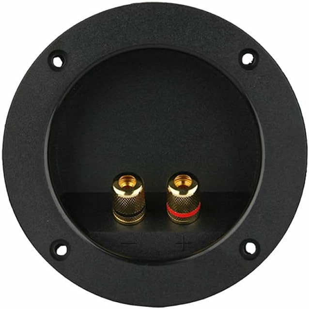 Install Bay Terminal Cup 2 Inch Round Binding Post Gold - Each (TCRBG2)