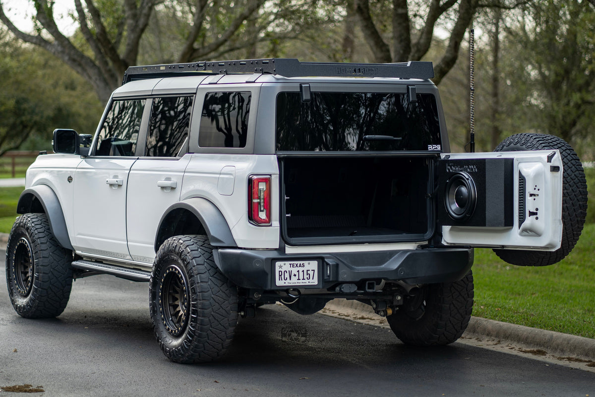 Bronco sub enclosure (tailgate mount) P110STGB