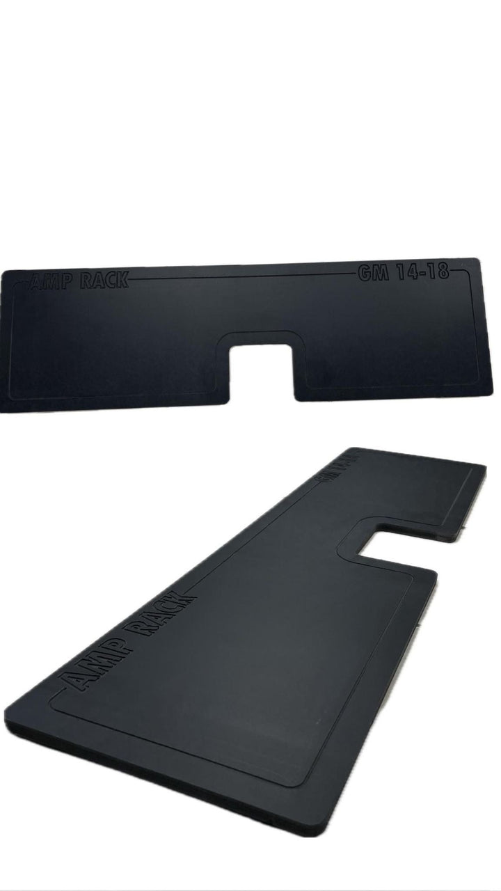 AMP RACK for 14-18 GM Truck Silverado Sierra Custom Made Amplifier Rack with 1/2 Pvc Plastic