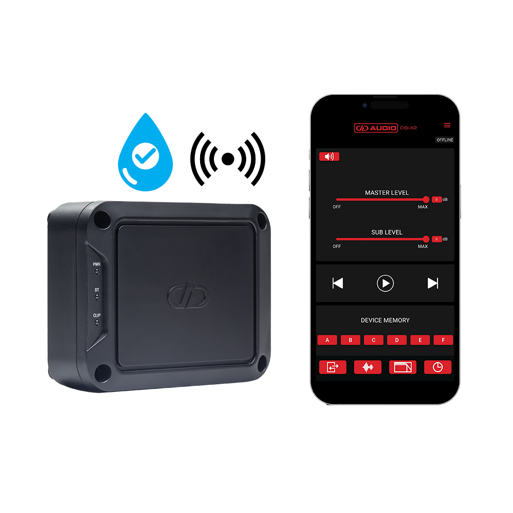 DSI-X2 - IPX7 Waterproof Rated, 8 Channel DSP (remote incl.)