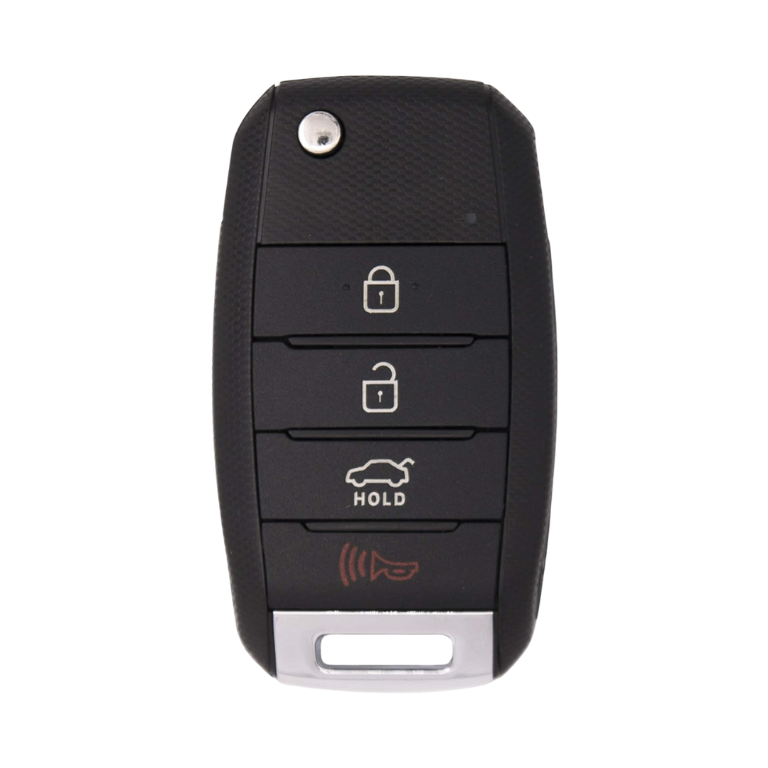 2017-2018 Kia Forte / 4-Button Flip Key / PN: 95430-A7200 / OSLOKA-875T (YD) (AFTERMARKET)