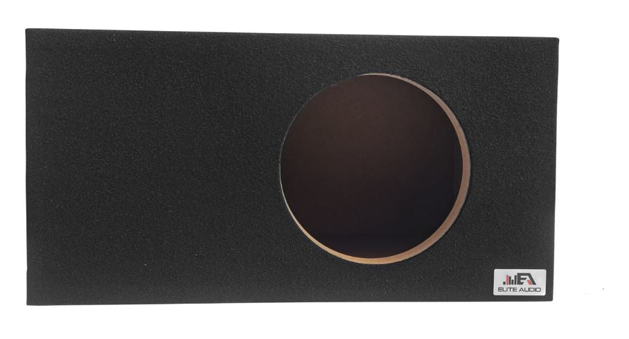 Elite Audio EBOX-SVS10SPL Single 10” Subwoofer Enclosure - Plush OEM Carpet, Rear Side Port for SPL Bass, 1” MDF Heavy-Duty C