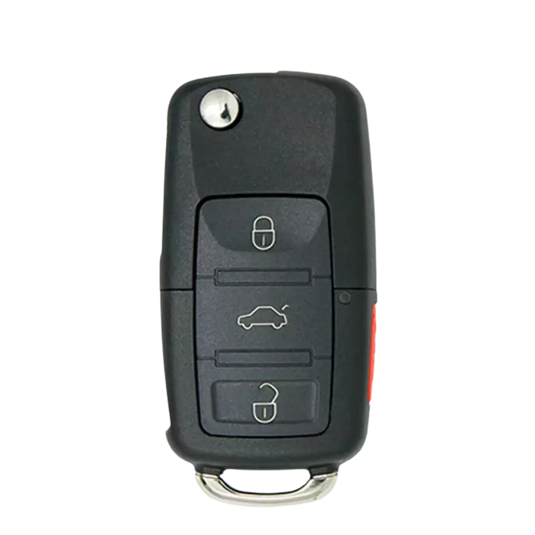 2002-2006 Volkswagen / 4-Button Flip Key / 1J0959753DC (AFTERMARKET)