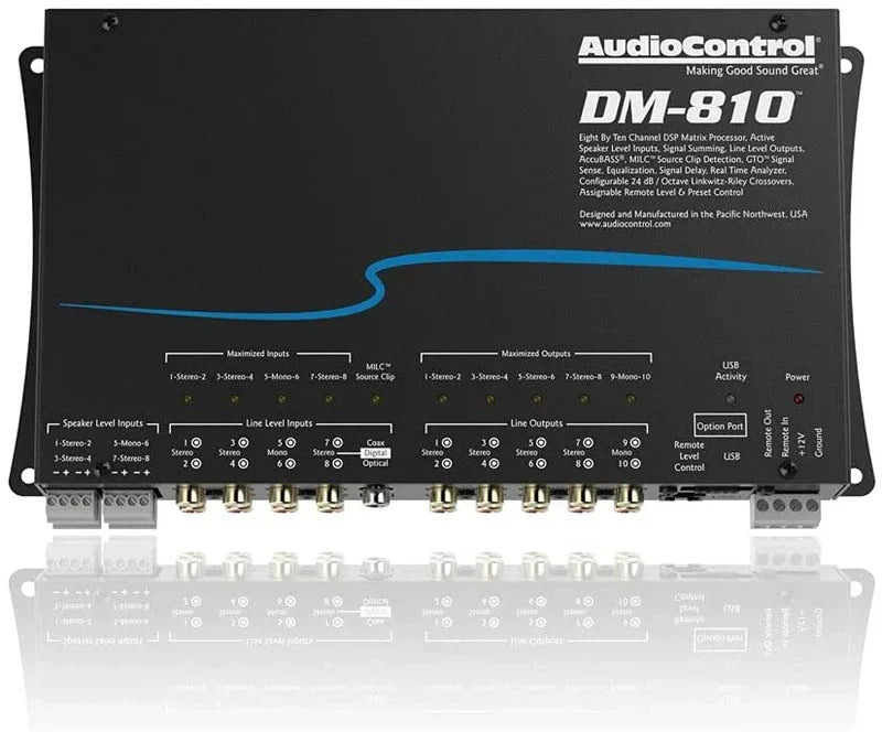AudioControl DM-810 | 8x10 Channel DSP Matrix Processor