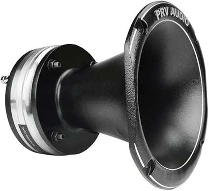 PRV AUDIO Driver Horn WG3220Ph-Nd 220 Watts Program Power, 2 Inch Exit Throat, 8 Ohm, 3 in Voice Coil, 110 Watts RMS, Neodymi