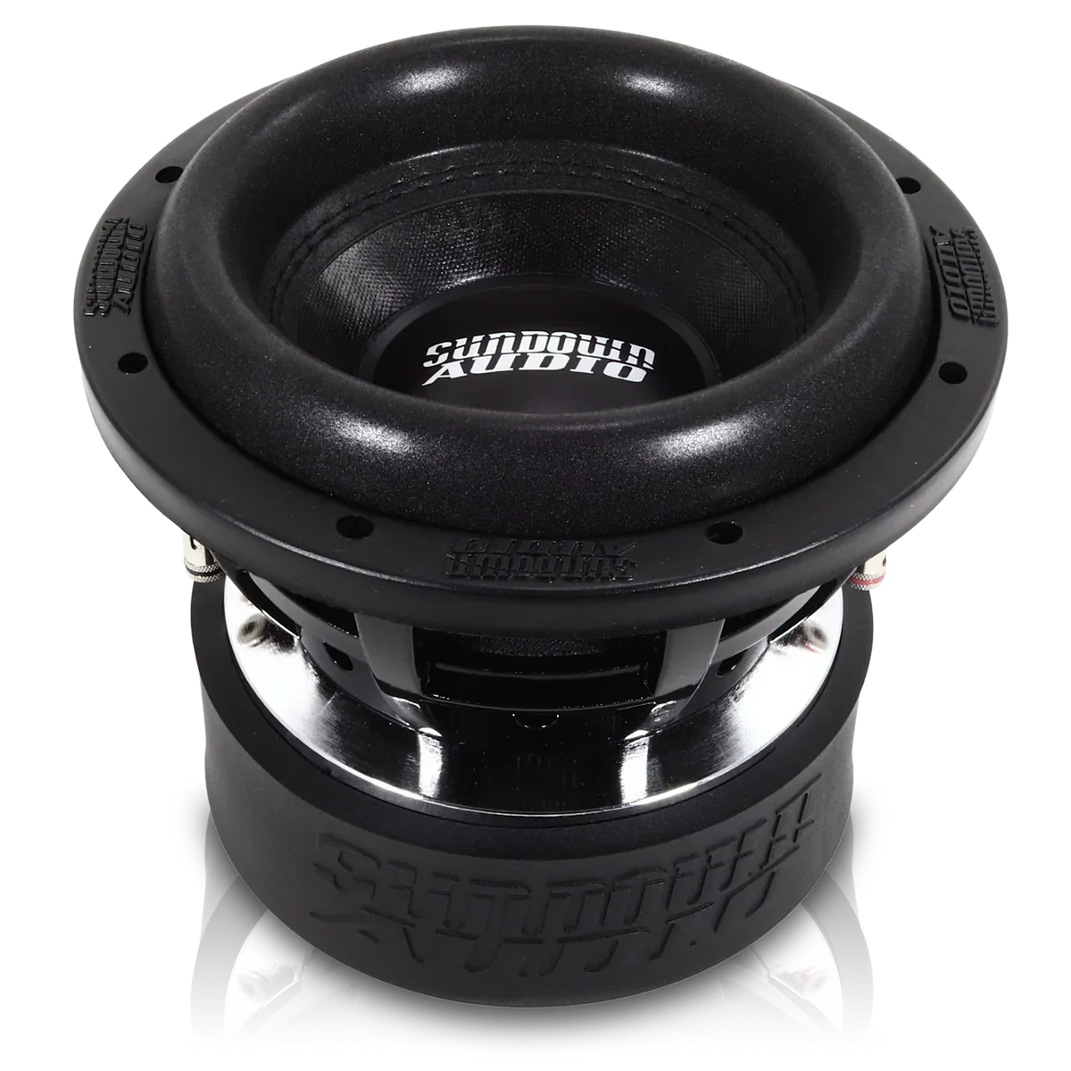 (2) Sundown SA8 v.3 & Chevy Crew Cab 07-18 Dual 8" Subwoofer Box Combo