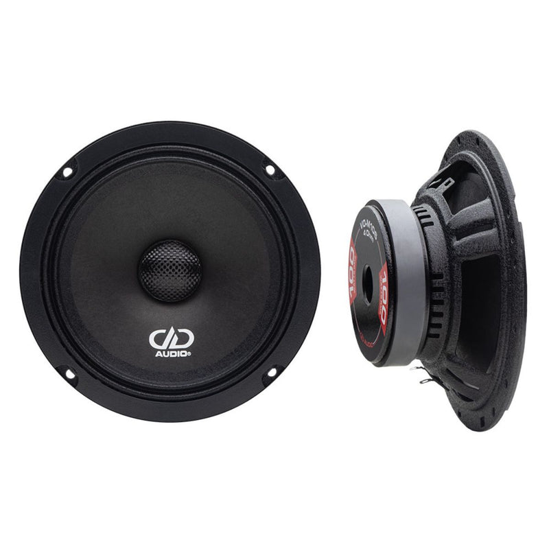 6.5" 100 Watt RMS 4 Ohm Voice Optimized Midrange Speaker Pair DD Audio VO-M106
