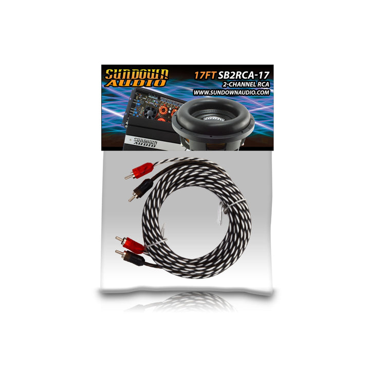Sundown Audio 17 ft. 2 Channel Budget RCA Interconnect Cables (SB Series)