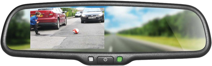 BOYO VTM43M - Replacement Rear-View Mirror with 4.3" TFT-LCD Backup Camera Monitor