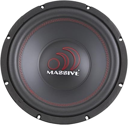 Massive audio TKO124 - 12" 300 Watts RMS Dual 4 Ohm Subwoofer