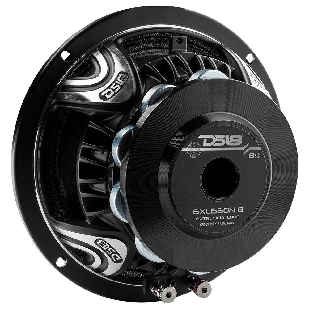 XL 6.5" Neodymium Rings Mid-Range Loudspeaker 325 Watts Rms 8-Ohm