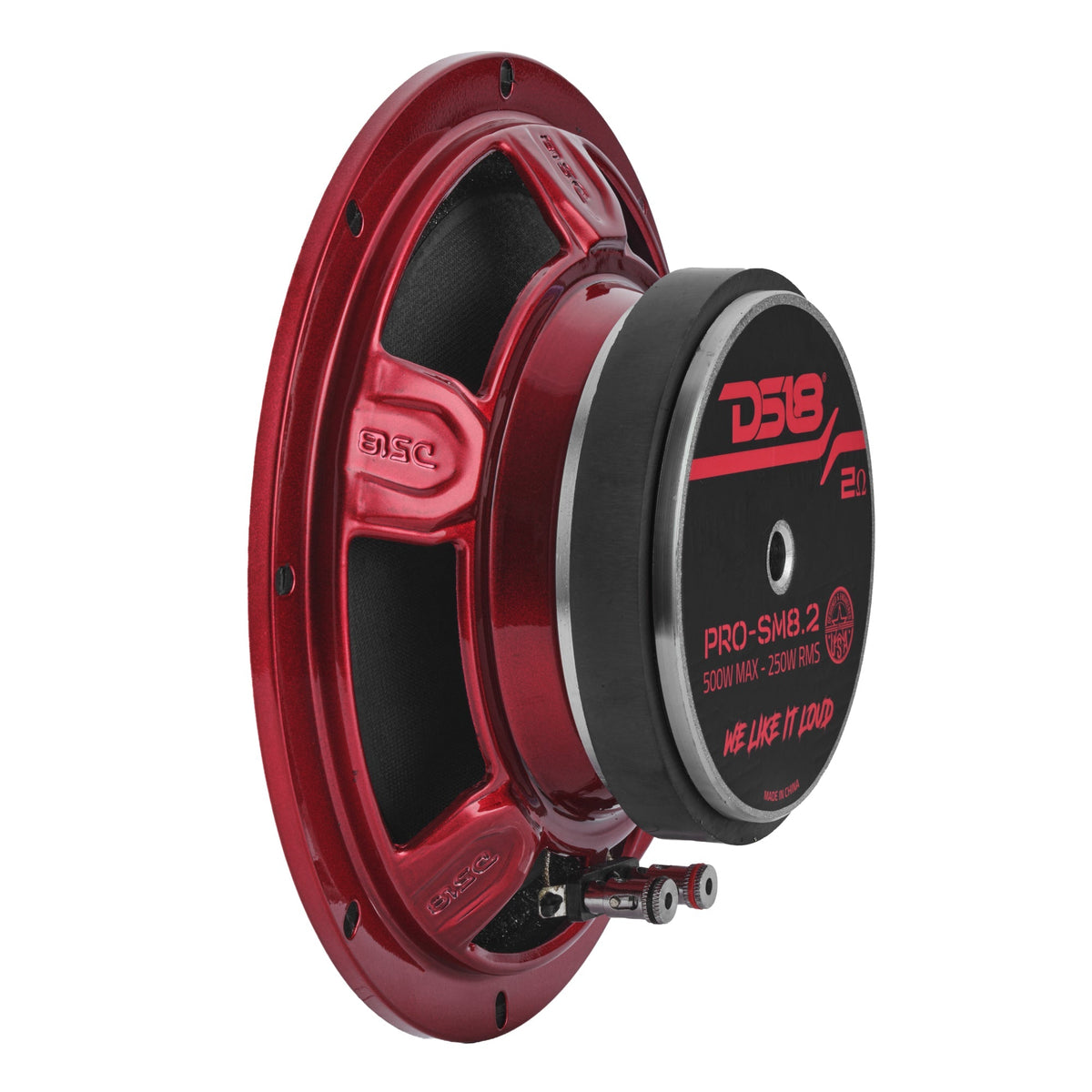 PRO 8" Shallow Water resistant Mid-Range Loudspeaker 250 Watts Rms 2-Ohm