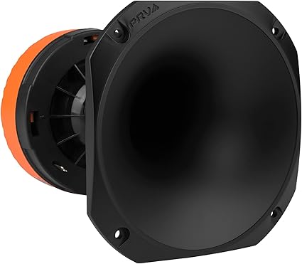 PRV AUDIO WGP275Ph 1” Exit Phenolic Driver Horn, Midrange Vocal Reproduction Low Distortion Compression Driver and Horn Combo
