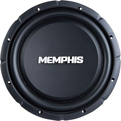 Memphis Audio SRXS1240 12" Street Reference Single 4-Ohm Shallow Mount Subwoofer - 250 wRMS