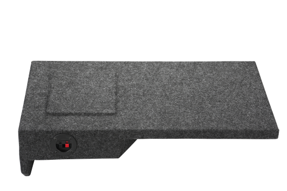 2014 up Chevy Double Cab Single Carpeted Sub woofer Box Sub Box 1X10