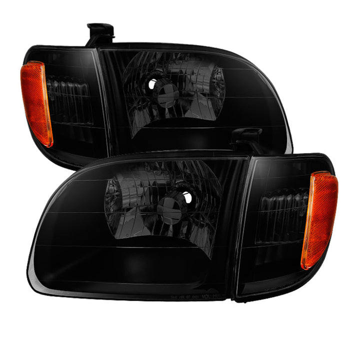 xTune Toyota Tundra Regular/Access 00-04 OEM Style Headlights & Corner Lights HD-JH-TTUN00-AM-BSM