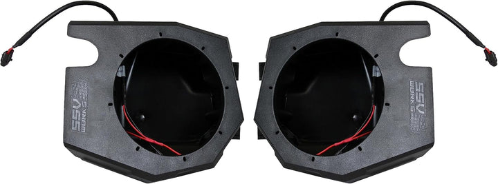SSV Works RZ4-F65U 6.5" Front Kick Pods for Polaris RZR 2014-2021 (Unloaded)