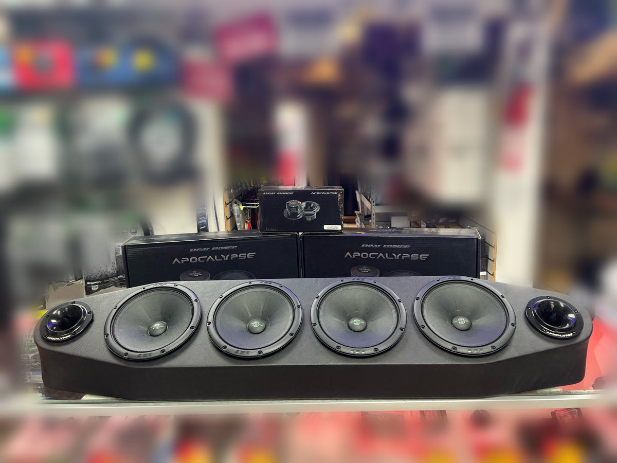 Universal Truck / Car Ford, Chevy, Ram, GMC Sound Bar for Pro-Audio Speaker (2 or 4) 6.5", 2-Tweeter Box