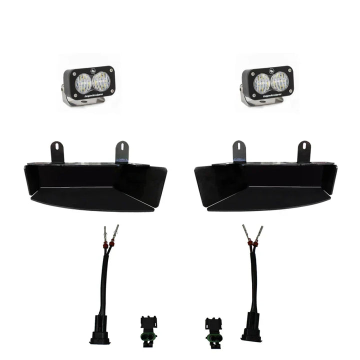 Baja Designs RAM 2500/3500 Pocket Fog Light Kit, S2 Sport (White, 2019+)