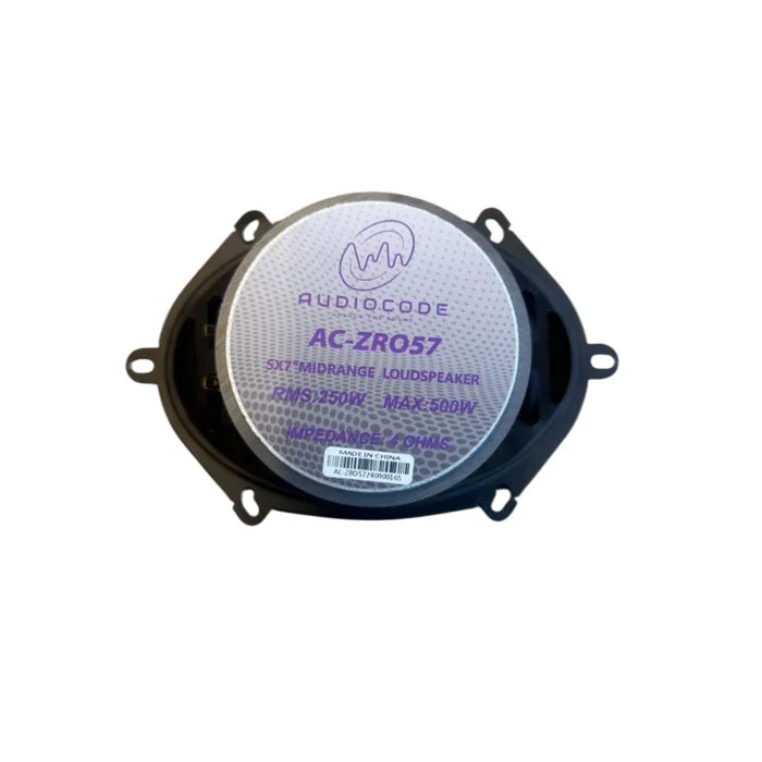 Audio Xtreme Code AC-ZRO57 | 5"x7" 250W RMS Midrange Speaker with Bullet (Single)