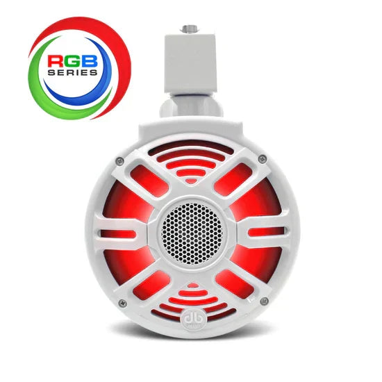 db drive APT8RGB-XW : 8" Tower Loudspeakers W/RGB Accent Lighting-(White)
