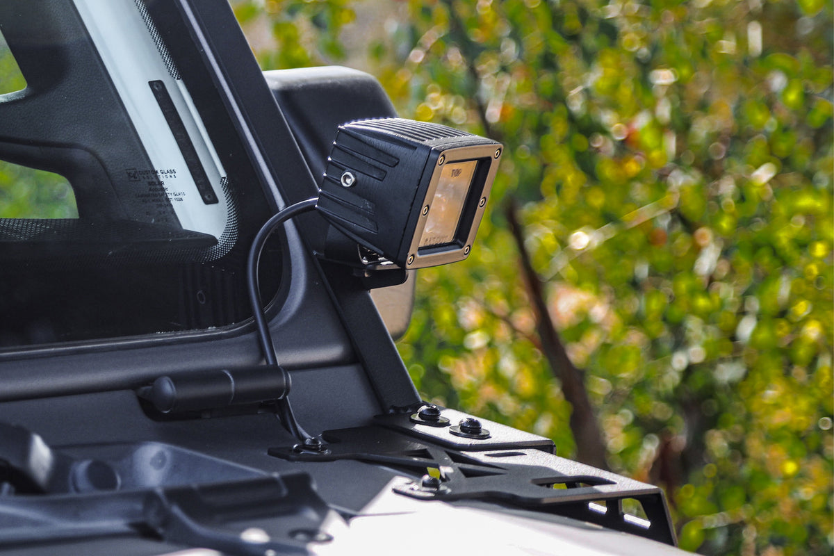 Attica 4x4 2018-2024 Jeep Wrangler JL Frontier Series Light Mount Brackets