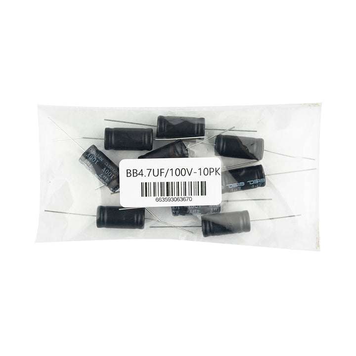 DS18 BB4.7UF/100V-10PK 4.7uF 100V Non-Polarized Bass Blocking Capacitor