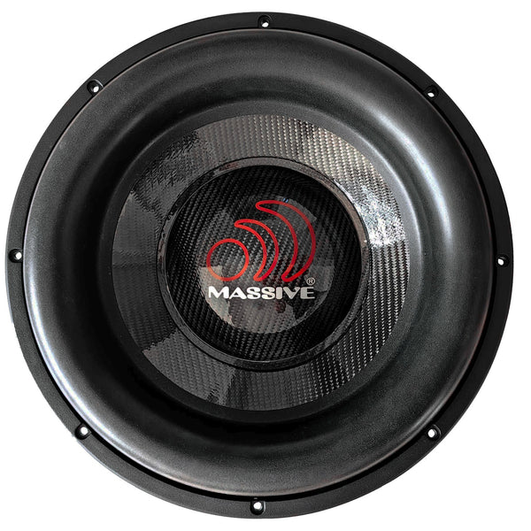 Massive audio BOA152R - 15" 8,000 Watts RMS Dual 2 Ohm Mega Subwoofer - Caution* 132 Pounds. Special Handling Required