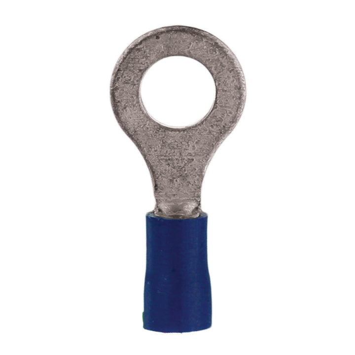 Install bay BVRT14 Blue Vinyl Ring Terminal 16-14 Gauge 1/4 inch