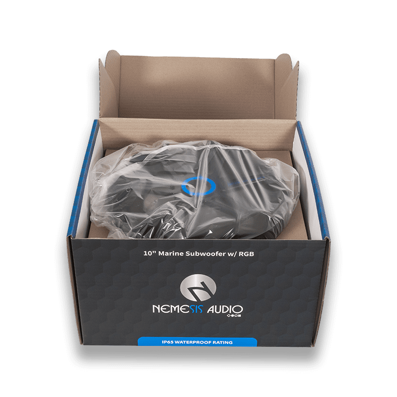 SOAK-10 - 10" Marine Subwoofer with RGB Lighting