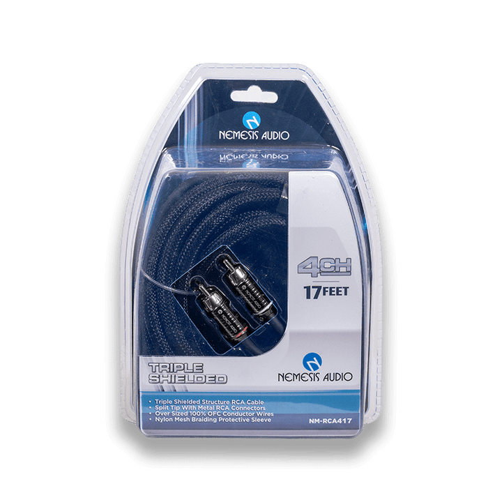 NM-RCA417 - 17ft 4CH Triple Shielded RCA Cable
