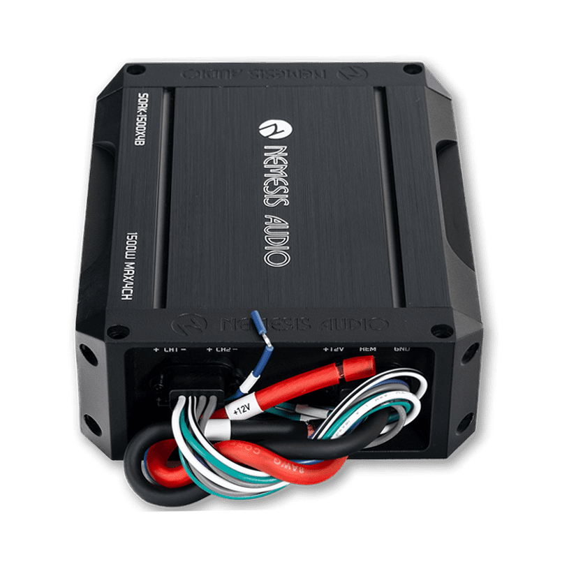 Nemesis Audio SOAK-1500X4B 4-CH Waterproof Marine Amplifier w/ Bluetooth