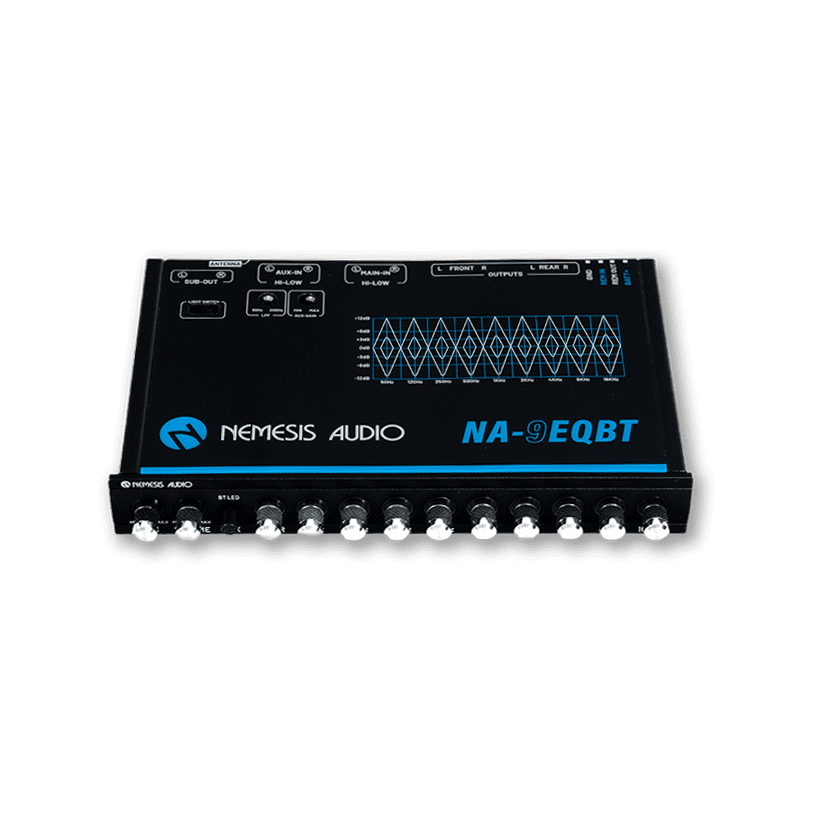 Nemesis Audio NA-9EQBT 9-Band Bluetooth Equalizer w/ 6V Output