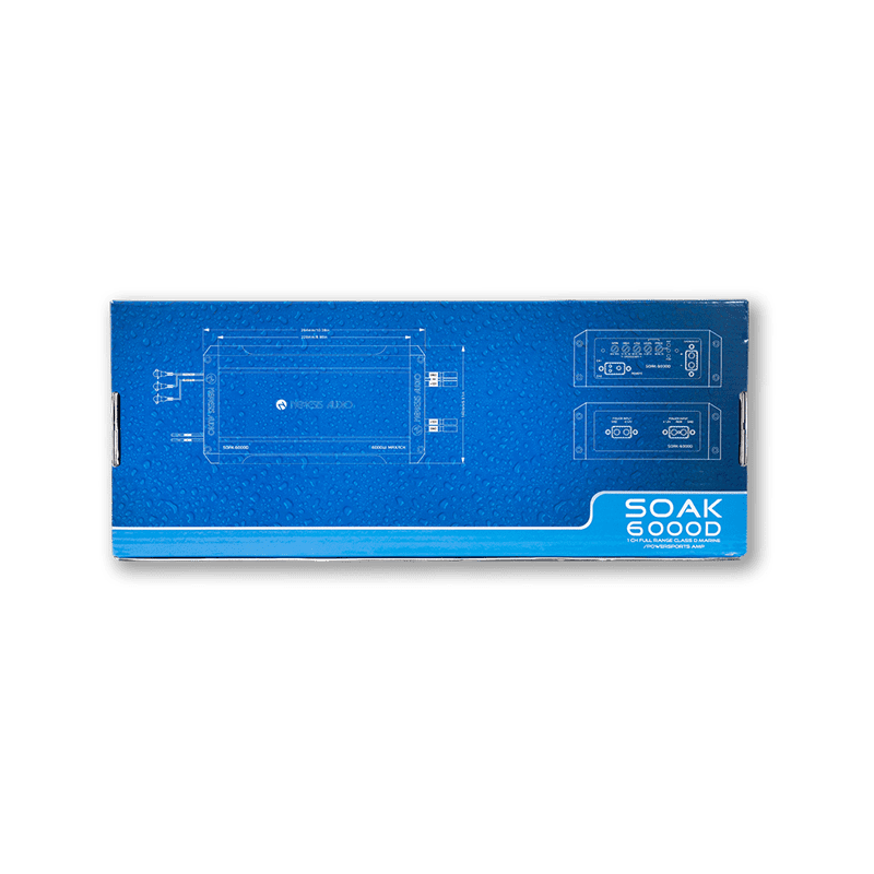 Nemesis Audio SOAK-6000D 3040W RMS Waterproof Marine Monoblock