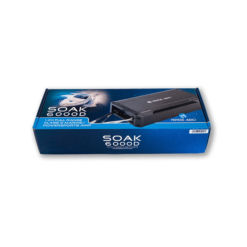 Nemesis Audio SOAK-6000D 3040W RMS Waterproof Marine Monoblock