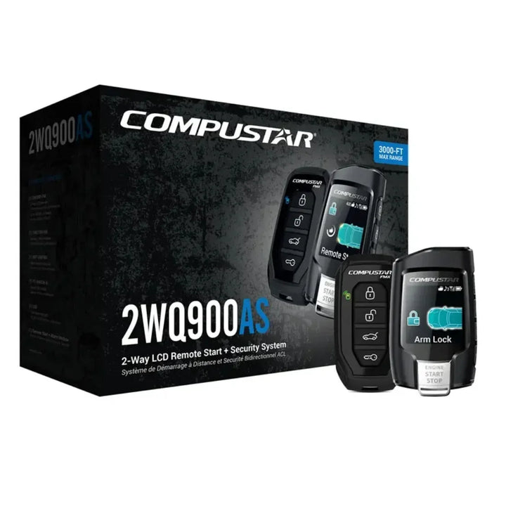 Compustar CPS CS2WQ900-AS All-in-One 2-Way Remote Start + Alarm Bundle