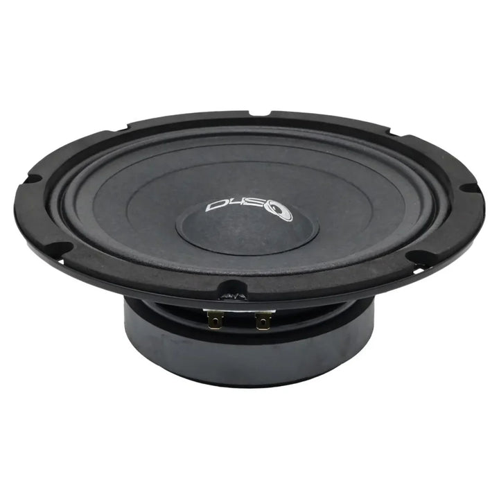 DOWN4SOUND D4S-SF808 - 8" Shallow Mount Midrange Speaker - 110W RMS, 8 Ohm High-Performance Audio Driver