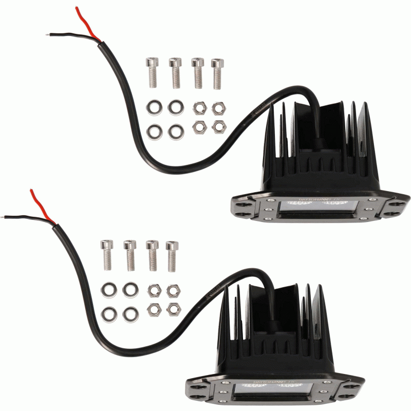 Flush Mount 3.6" - 4 LED Cube Light Flood (2Pk) | DL-FMCL5